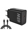 rebeltec Zasilacz PD65W USB-C uniwersalny do notebooków, smartfonów, tabletów, power banków oraz innych urządzeń z gniazdem zasilającym USB-C - nr 2