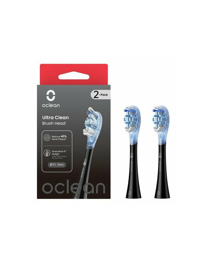 Oclean Ultra Clean Black Firm Końcówki Do Szczoteczki Sonicznej Czarny 2szt. główny