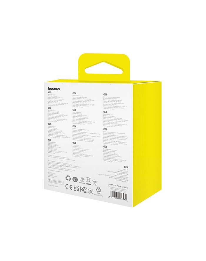 Baseus mini 5000mAh 20W Czarny główny