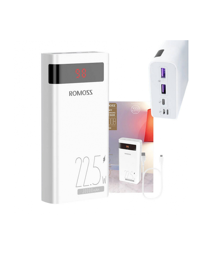 ROMOSS Sense 8PF 30000mAh Biały (PHP308521735H) główny