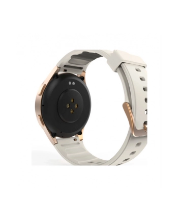 Hama Smartwatch 8900, GPS, AMOLED 1.3, złota koperta, beżowy pasek silikonowy (178613) nr 2