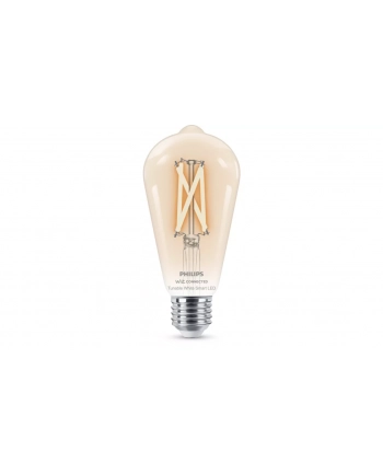 Philips Smart LED Żarówka filament przezroczysta E27 ST64 7 W (60 W), zimna - ciepła biel (929003018621) nr 1