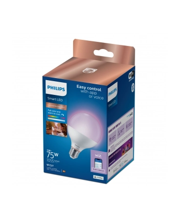 Philips Smart LED E27 G95 11 W (75 W), RGBW (929003604721) nr 1