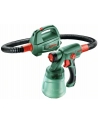 Bosch PFS 2000 Przeznaczenie: drewno i ściany | Moc [W]: 440 | Pojemność [ml]: 800 | Wyposażenie: dysza do lakierów i lazur, farb ściernych, szczotka - nr 2