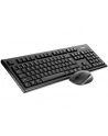A4Tech 2.4G 7100N zestaw bezprzewodowy/ klawiatura qwerty + numeryczna / mysz V-Track / 800/120/2000 dpi/ 3 przyciski / USB 2.0 - nr 13