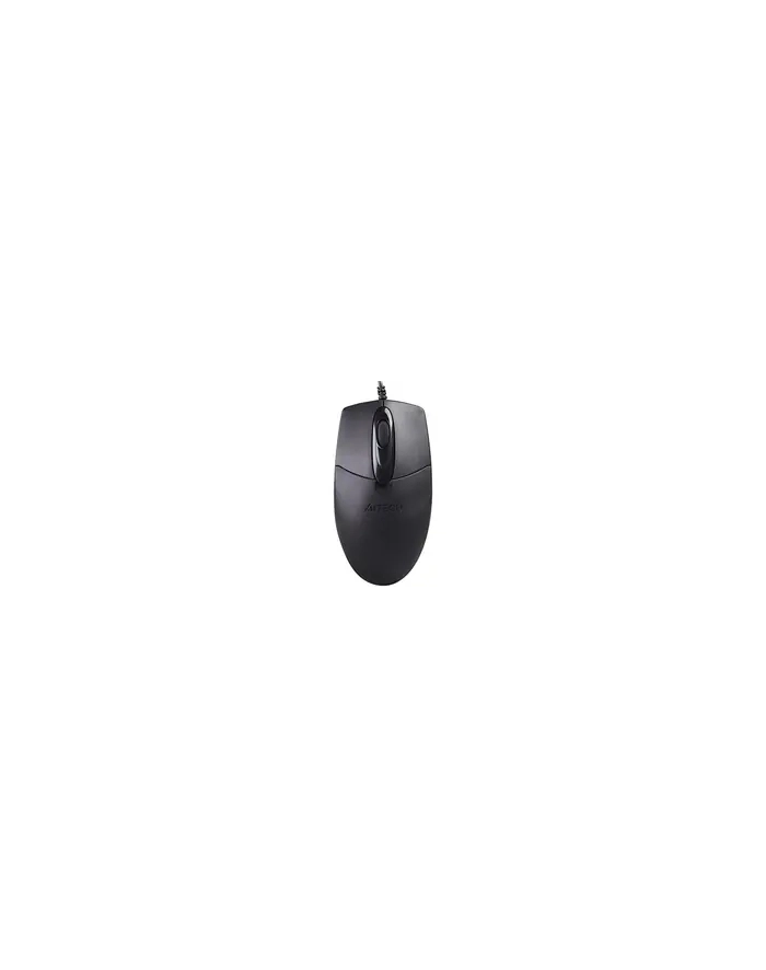 A4Tech OP-720 czarna mysz przewodowa | optyczna | 1200 dpi | 2 przyciski | USB 2.0 | kabel 1,5m główny