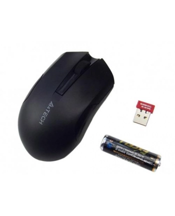A4Tech G3-200N-1 czarna mysz bezprzewodowa 2,4 GHz | V-Track | 1200 dpi | 3 przyciski | zasięg 15m