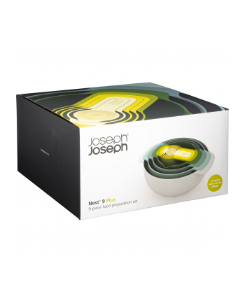 Joseph Joseph Nest 9 Opal 40076 Wymiary [cm]: 32 x 27 x 14.5 | Materiał: polipropylen, silikon | Kolor: wielokolorowy| Mycie w zmywarce: tak