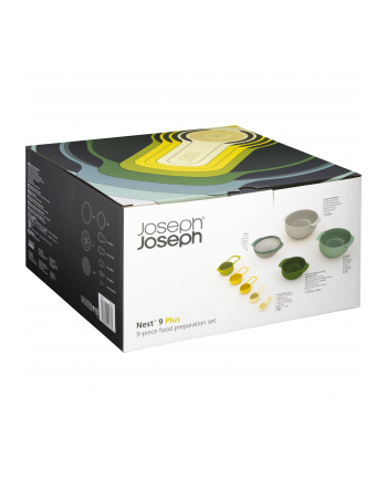 Joseph Joseph Nest 9 Opal 40076 Wymiary [cm]: 32 x 27 x 14.5 | Materiał: polipropylen, silikon | Kolor: wielokolorowy| Mycie w zmywarce: tak