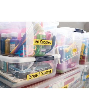 Taśma Dymo D1 czarny/żółty [12mm x 7m] nr 2