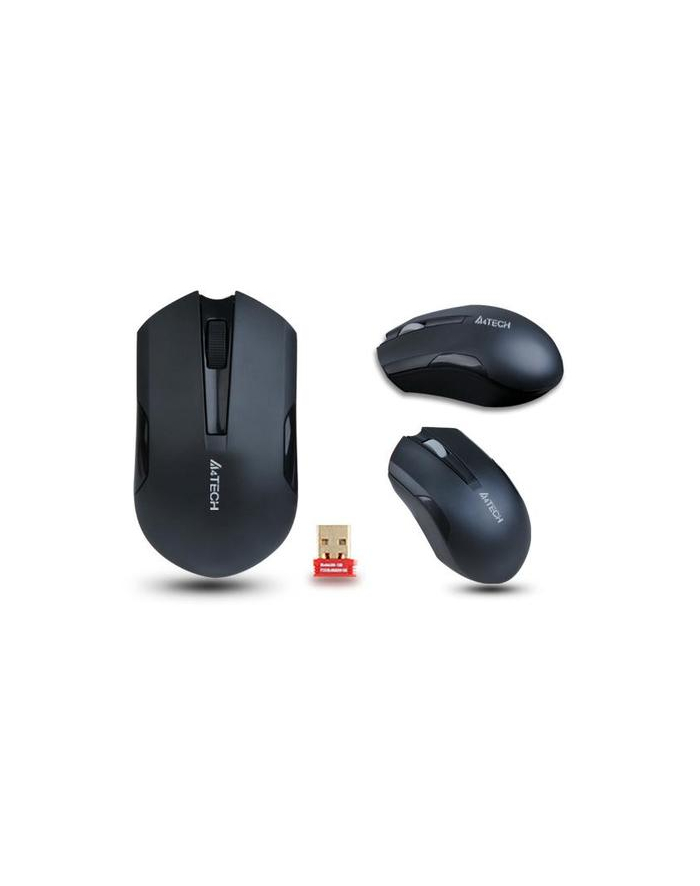 A4Tech G3-200N-1 czarna mysz bezprzewodowa 2,4 GHz | V-Track | 1200 dpi | 3 przyciski | zasięg 15m główny