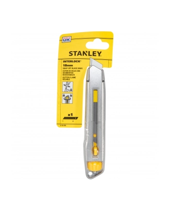 Stanley Interlock 0-10-018 Rodzaj ostrza: chowane | Typ ostrza: łamane | Długość ostrza [mm]: 165 | Szerokość ostrza [mm]: 18 nr 1