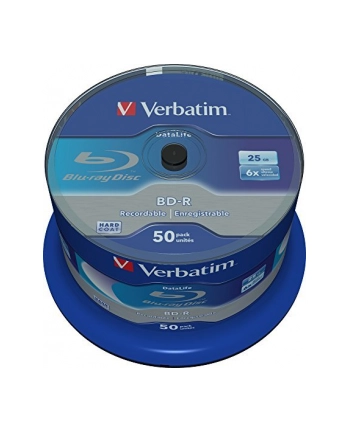 BD-R Verbatim 25GB 50szt BD-R, 25GB, 6x, SL Datalife , opakowanie cake 50 szt nr 2