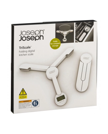 Joseph Joseph Tri Scale 40071 biała Max. obciążenie: 5kg/5000ml/11lb | Kolor: biały | Jednostki: gramy, lbs oz, fl. oz, mililitry nr 2