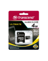 Transcend karta pamięci Micro SDHC 4GB Class 10 + adapter - nr 31