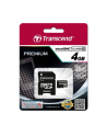 Transcend karta pamięci Micro SDHC 4GB Class 10 + adapter - nr 5