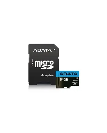 ADATA Premier microSDXC 64GB 100R/25W UHS-I Class 10 A1 V10 + Adapter nr 2