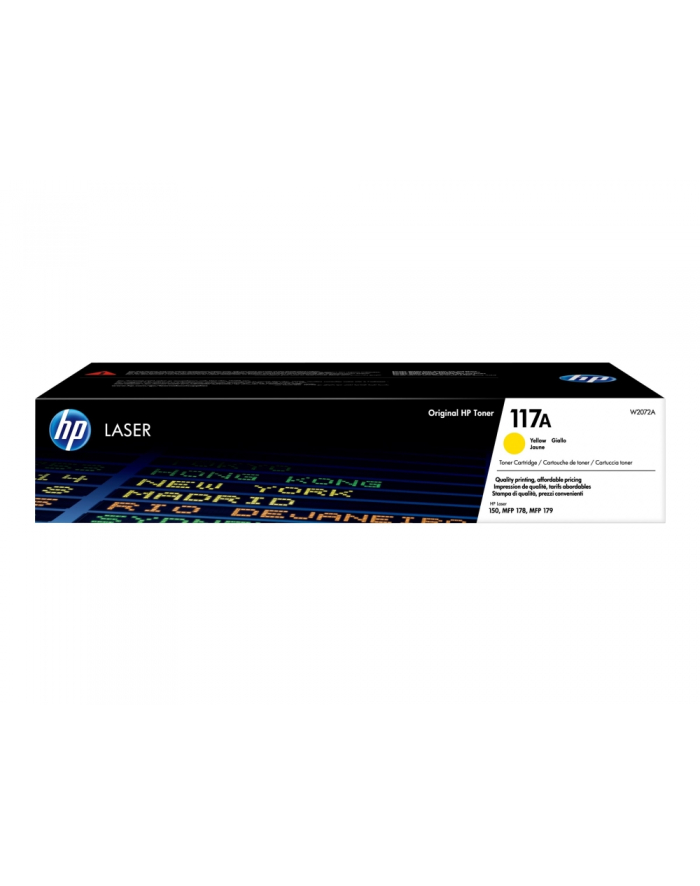 Toner HP 117A (W2072A) żółty główny