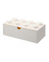Lego Brick 8 Desk Drawer biały szufladka na biurko klocek - nr 4