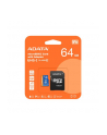 ADATA Premier microSDXC 64GB 100R/25W UHS-I Class 10 A1 V10 + Adapter - nr 1
