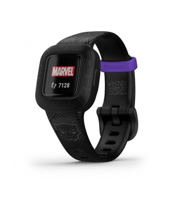 Garmin Vivofit Junior 3 Marvel Black Panther Komunikacja: Bluetooth | Wyświetlacz: 0,78'' | Wodoszczelność 5 ATM nr 2