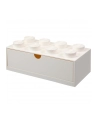 Lego Brick 8 Desk Drawer biały szufladka na biurko klocek - nr 4