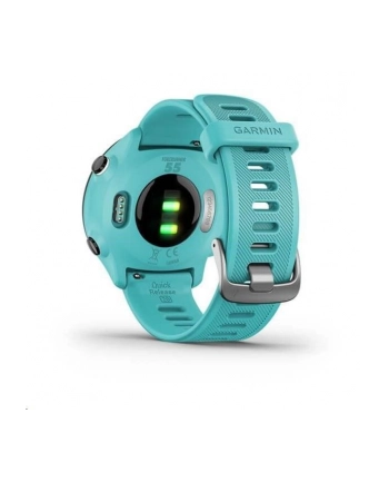 Garmin Forerunner 55 turkusowy Komunikacja: Bluetooth | Wyświetlacz: 1,04'' | Pulsometr | GPS | Wodoszczelność 5 ATM nr 1