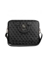 Guess 4G Big Metal Logo Computer Bag 15'' / 16'' czarny torba na laptopa - nr 1