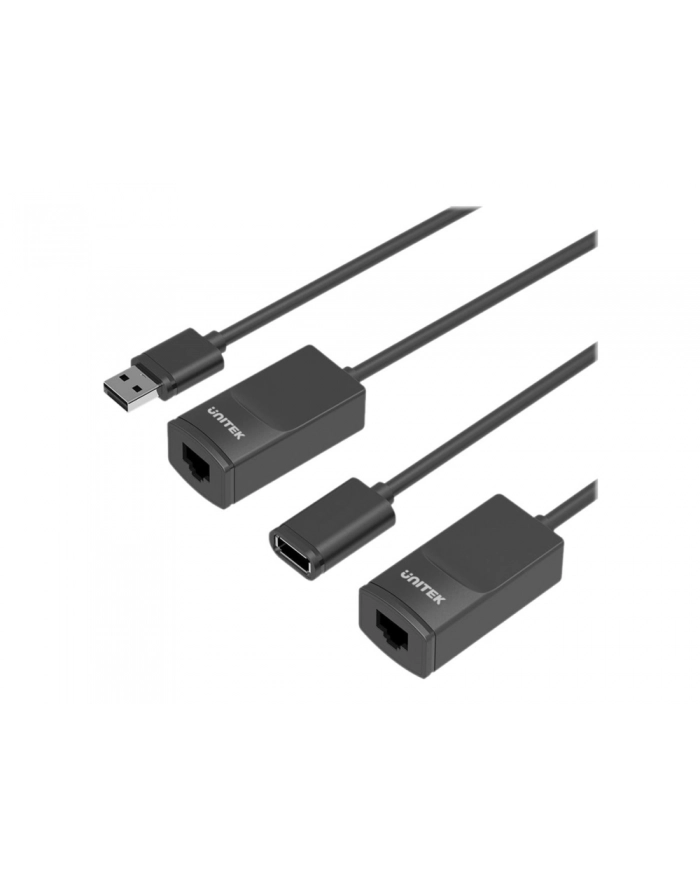 Unitek przedłużacz po skrętce 60mm przedłużacz USB Unitek po skrętce 60m główny