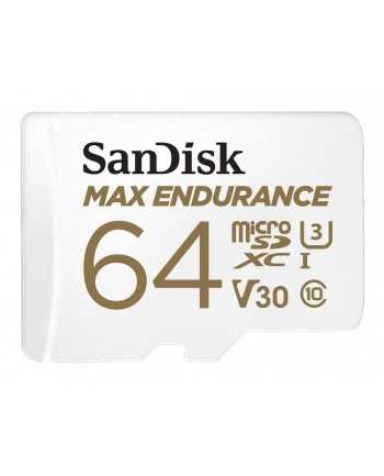 SanDisk Max Endurance microSDXC 64GB Class 10 U3 + Adapter microSDHC | 64GB | Class 10 | U3 | Adapter SD nr 1