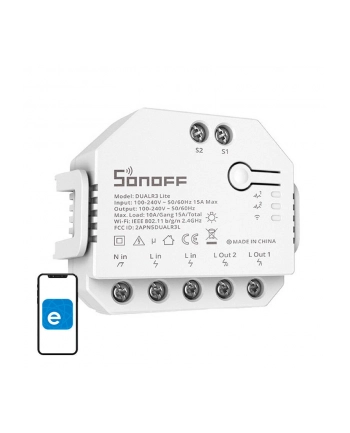 Sonoff Dual R3 Lite Inteligentny przełącznik WiFi Sonoff Dual 2-kanałowy