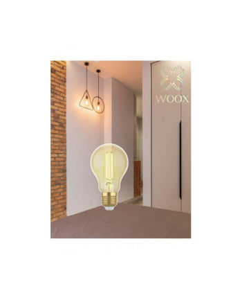 WOOX R5137 Inteligentna smart żarówka Retro WiFi LED 4,9W Filament E27 A60 WOOX R5137 Inteligentna smart żarówka Retro WiFi LED 4,9W Filament E27 A60