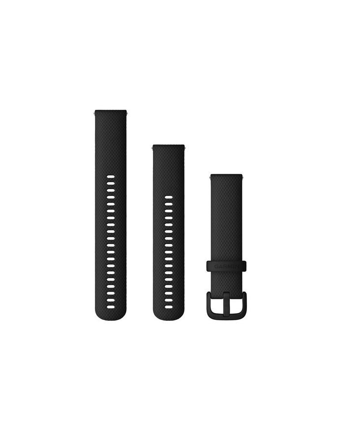 Garmin Pasek silikonowy na nadgarstek Quick Release 20 (czarny / czarna sprzączka) główny