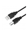 LogiLink USB-B 2.0m czarny kabel LogiLink USB 2.0 - USB-B 2m M/M czarny - nr 1