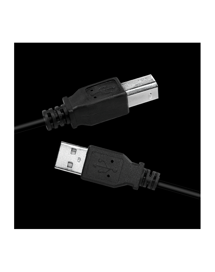 LogiLink USB-B 2.0m czarny kabel LogiLink USB 2.0 - USB-B 2m M/M czarny główny