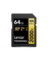 Lexar SDXC 64GB Professional 2000x UHS-II U3 ( 260/300 MB/s ) - nr 1