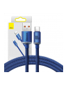 Baseus USB-A - USB-C Crystal Shine, 100W, 1.2m (niebieski) - nr 1