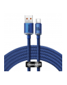 Baseus USB-A - USB-C Crystal Shine, 100W, 2m (niebieski) - nr 2