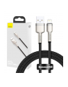 Kabel USB do Lightning Baseus Cafule, 2.4A, 1m (czarny) - nr 1