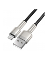 Kabel USB do Lightning Baseus Cafule, 2.4A, 1m (czarny) - nr 2