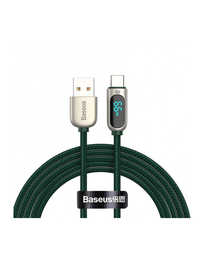 Baseus Display USB do USB-C, 66W, 2m (zielony) główny