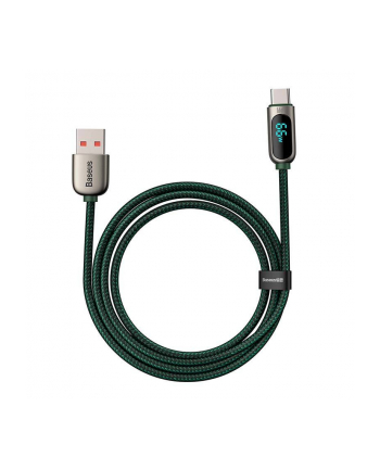 Baseus Display USB do USB-C, 66W, 2m (zielony)