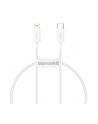 Baseus lightning - USB-C Superior Series, 20W, PD, 0.25m (biały) - nr 5