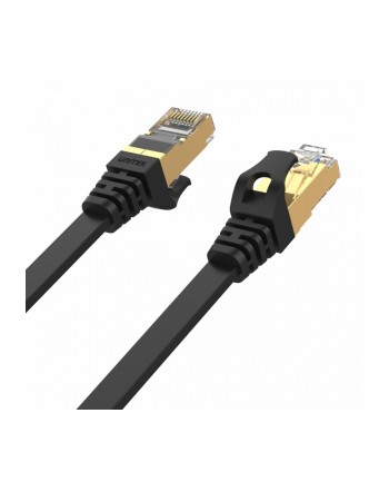Unitek 10.0m płaski kabel Unitek UTP kat.7 10.0m płaski