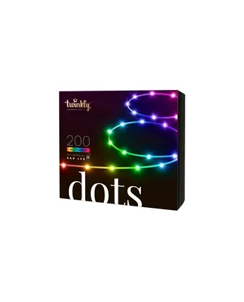 Twinkly Dots 200 LED RGB Kolor: CZARNY wire nr 1