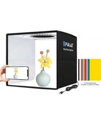 Puluz Namiot bezcieniowy 25cm LED PU5025B nr 2