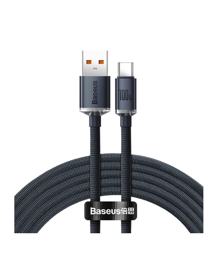 Baseus USB-A - USB-C Crystal Shine, 100W, 2m (czarny) główny