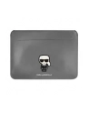 Karl Lagerfeld Saffiano Ikonik Sleeve 16'' srebrny etui na laptopa - nr 1