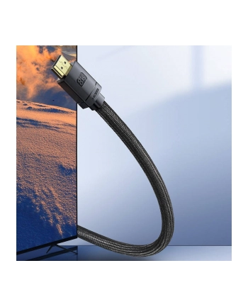 Baseus High Definition Series HDMI 2.1, 8K 60Hz, 3D, HDR, 48Gbps, 1m (czarny)