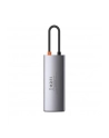 Baseus 6w1Metal Gleam Series, USB-C do 3x USB 3.0 + HDMI + USB-C PD + Ethernet RJ45 - nr 13
